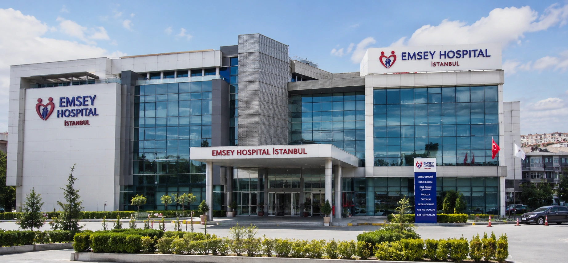 Здание клиники Emsey Hospital