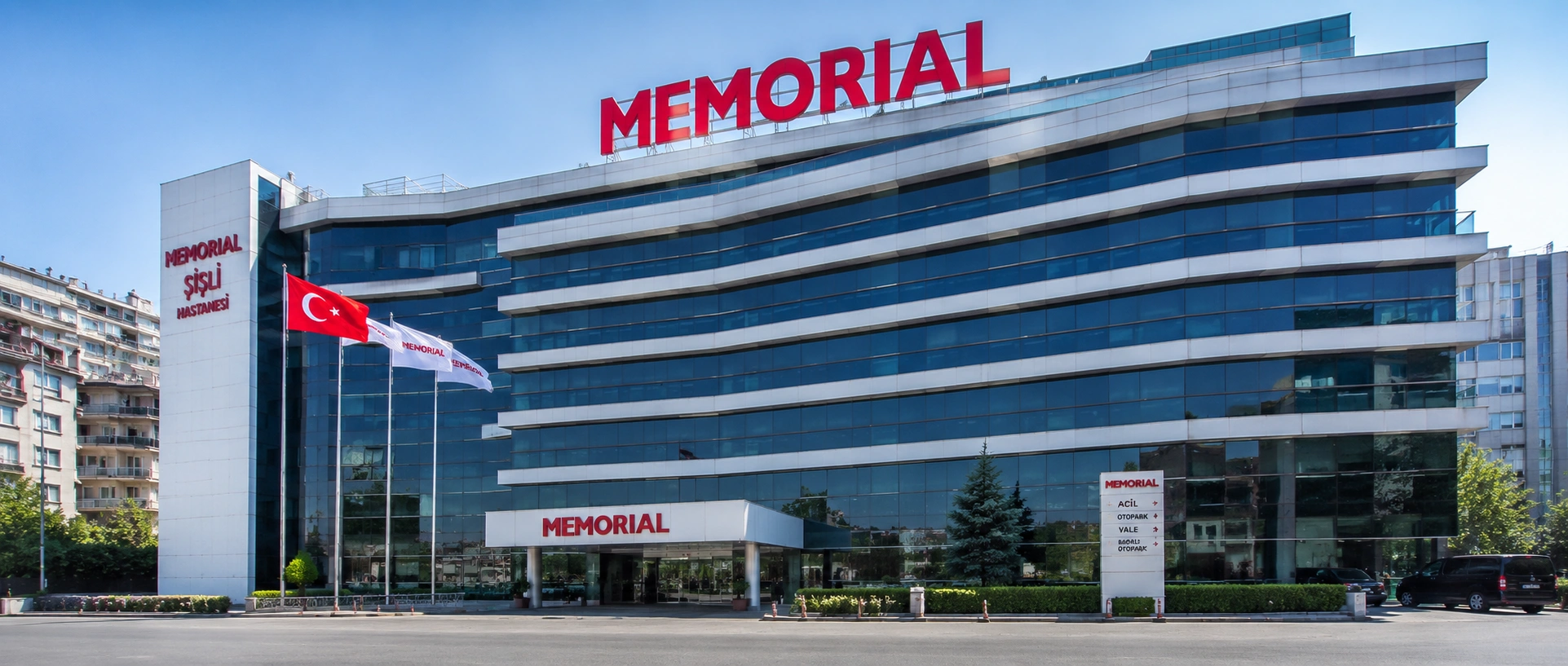 Здание клиники Memorial Şişli